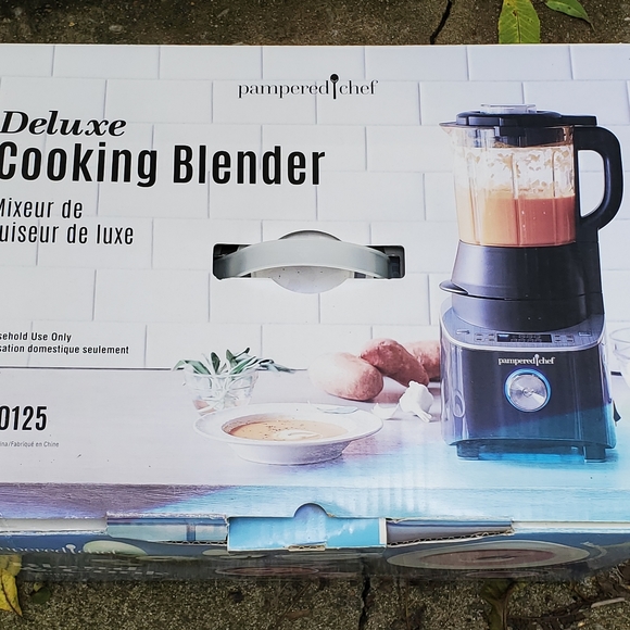 Pampered Chef Kitchen Pampered Chef Deluxe Cooking Blender Poshmark